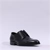 Tommy Bowe Witbank Toe Cap Derby Shoe - Black Leather